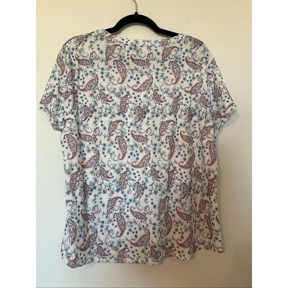 Hastings & Smith Paisley Print Blouse NEW NWT - Picture 6 of 6